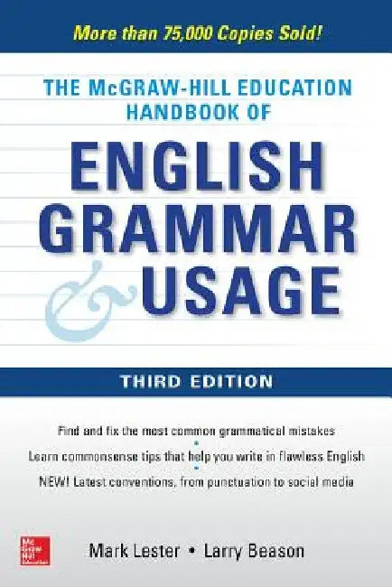 Buy McGraw-Hill Education Handbook of English Grammar & Usage (English, Mark Lester) Online at Best Price - BookBajar