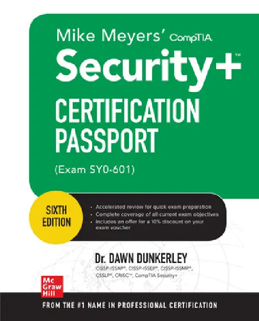 Buy Mike Meyers' Comptia Security+ Certification Passport, Sixth Edition (Exam Sy0-601) (English, Dawn Dunkerley) Online at Best Price - BookBajar