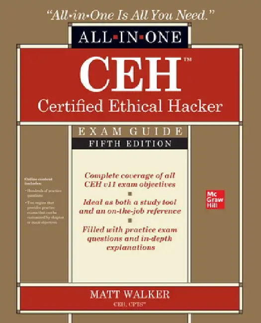 Buy Ceh Certified Ethical Hacker All-In-One Exam Guide, Fifth Edition (English, Matt Walker) Online at Best Price - BookBajar