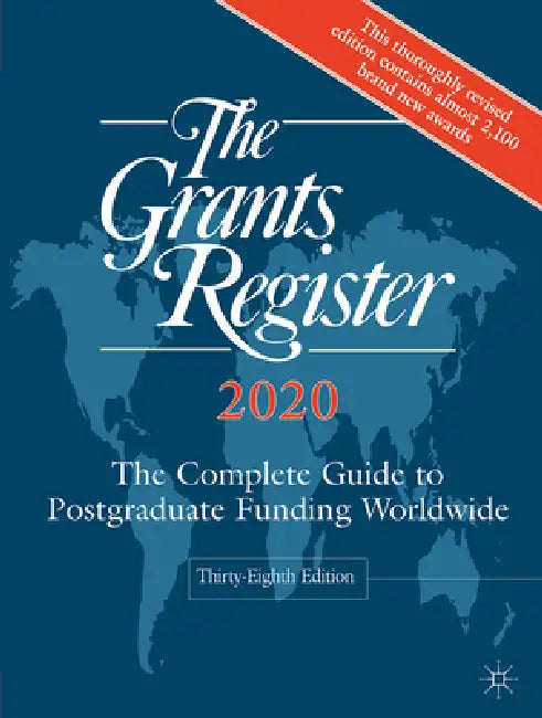 Buy The Grants Register 2020 (English, Palgrave MacMillan) Online at Best Price - BookBajar