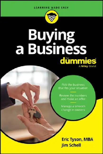 Buy Buying a Business for Dummies (English, Eric Tyson) Online at Best Price - BookBajar
