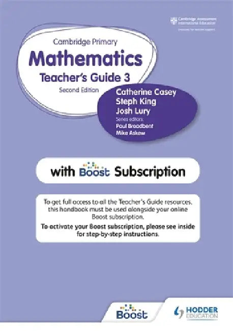 Buy Cambridge Primary Mathematics Teacher's Guide Stage 3 with Boost Subscription (English, Catherine Casey | Steph King) Online at Best Price - BookBajar