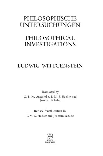 Buy Philosophical Investigations (English, Ludwig Wittgenstein) Online at Best Price - BookBajar