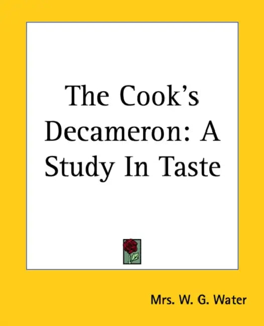 Buy The Cook's Decameron (English, W. G. Water) Online at Best Price - BookBajar