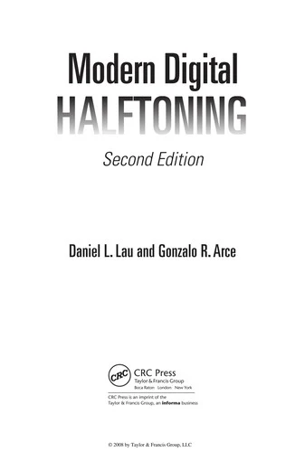 Buy Modern Digital Halftoning [With CDROM] (English, Daniel L. Lau | Gonzalo R. Arce) Online at Best Price - BookBajar