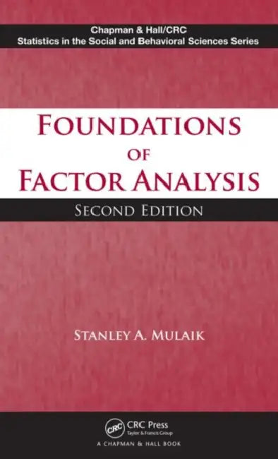 Buy Foundations of Factor Analysis (English, Stanley A. Mulaik) Online at Best Price - BookBajar
