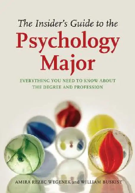 Buy The Insider's Guide to the Psychology Major (English, PhD Wegenek Amira A. | William Buskist) Online at Best Price - BookBajar