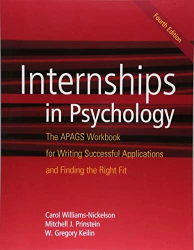 Buy Internships in Psychology (English, Carol Williams-Nickelson | Mitch Prinstein | W. Greg Keilin) Online at Best Price - BookBajar