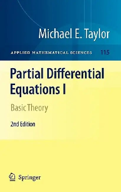 Buy Partial Differential Equations I (English, Michael E. Taylor) Online at Best Price - BookBajar