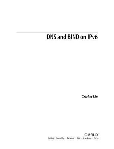 Buy DNS and Bind on Ipv6 (English, Cricket Liu) Online at Best Price - BookBajar