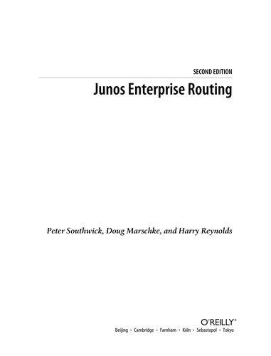 Buy Junos Enterprise Routing (English, Peter Southwick | Doug Marschke | Harry Reynolds) Online at Best Price - BookBajar