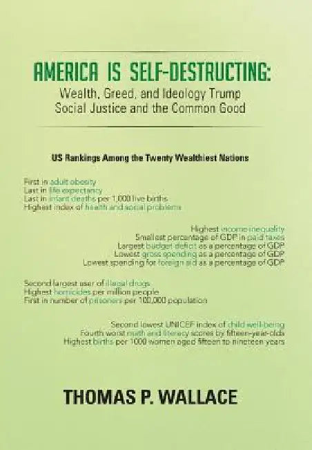 Buy America Is Self-Destructing (English, Thomas P. Wallace) Online at Best Price - BookBajar