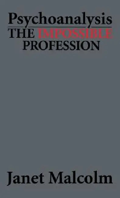 Buy Psychoanalysis (English, Janet Malcolm) Online at Best Price - BookBajar