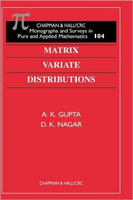 Buy Matrix Variate Distributions (English, A K Gupta) Online at Best Price - BookBajar