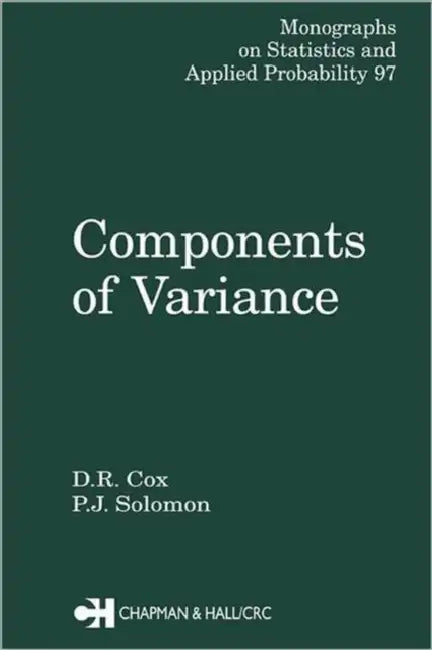 Buy Components of Variance (English, D.R. Cox) Online at Best Price - BookBajar