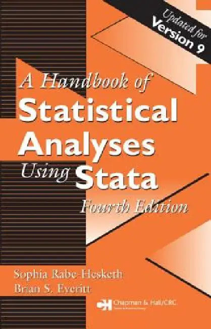 Buy Handbook of Statistical Analyses Using Stata (English, Brian S. Everitt | Sophia Rabe-Hesketh) Online at Best Price - BookBajar