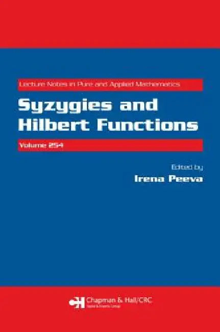 Buy Syzygies and Hilbert Functions (English, Irena Peeva) Online at Best Price - BookBajar