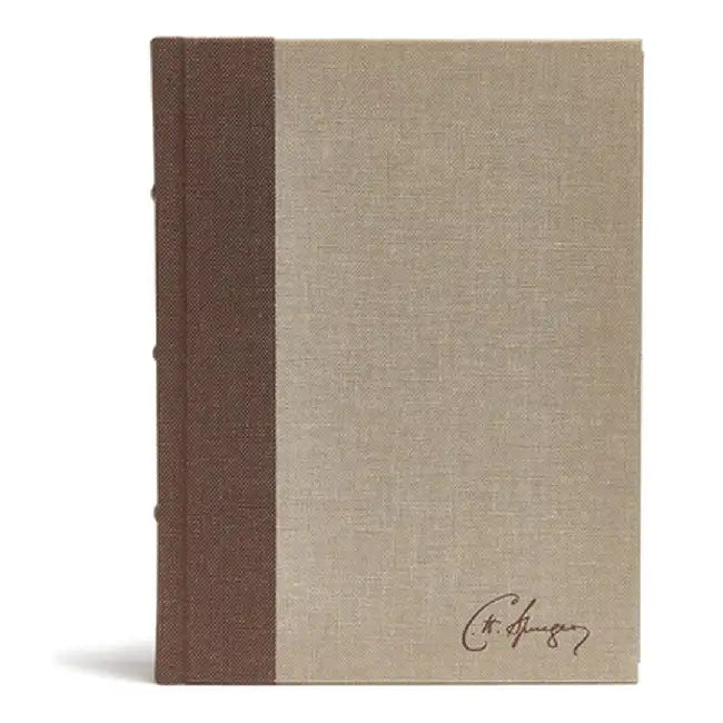 Buy CSB Spurgeon Study Bible, Brown/Tan Cloth Over Board (English, Csb Bibles by Holman) Online at Best Price - BookBajar