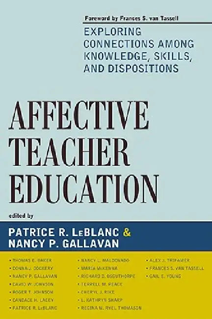 Buy Affective Teacher Education (English, Frances S. Van Tassell | Tom E. Baker | Donna J. Dockery) Online at Best Price - BookBajar