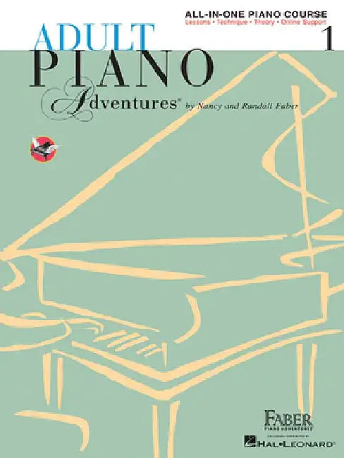 Buy Adult Piano Adventures All-In-One Lesson Book 1 (English, Nancy Faber) Online at Best Price - BookBajar