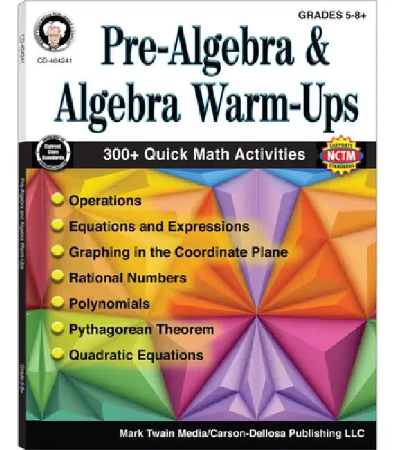 Buy Pre-Algebra and Algebra Warm-Ups, Grades 5 - 12 (English, Cindy Barden | Wendi Silvano) Online at Best Price - BookBajar
