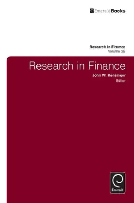 Buy Research in Finance (English, John W. Kensinger | John F. Kensinger) Online at Best Price - BookBajar