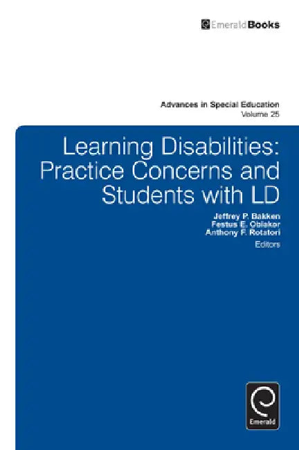Buy Learning Disabilities (English, Jeffrey P. Bakken | Festus E. Obiakor | Anthony F. Rotatori) Online at Best Price - BookBajar