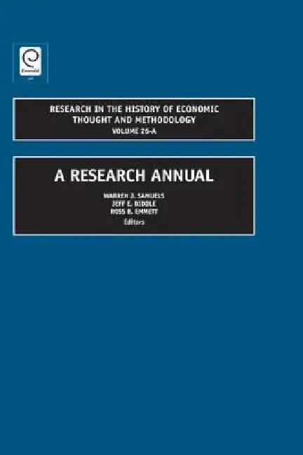 Buy A Research Annual (English, Warren J. Samuels | Jeff E. Biddle | Ross B. Emmett) Online at Best Price - BookBajar