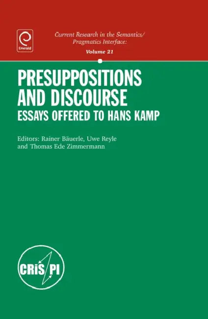 Buy Presuppositions and Discourse (English, Rainer Bauerle | Uwe Reyle | Thomas Zimmermann) Online at Best Price - BookBajar