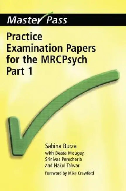 Buy Practice Examination Papers for the Mrcpsych (English, Sabrina Burza | Beata Mougey | Srinivas Perecherla) Online at Best Price - BookBajar