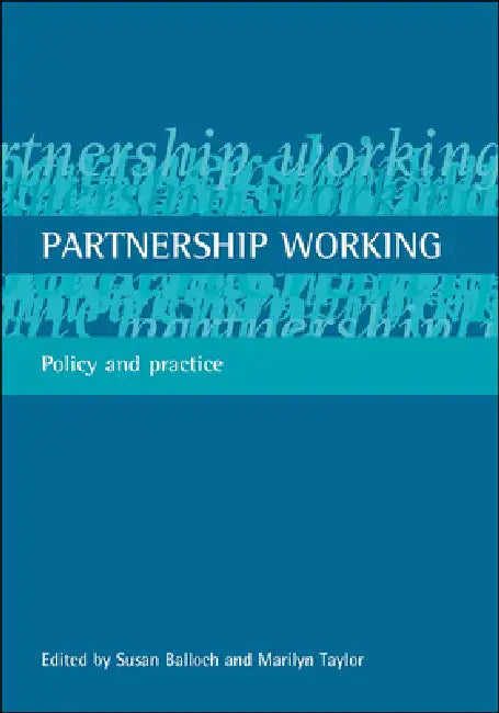 Buy Partnership Working (English, Susan Balloch | Marilyn Taylor) Online at Best Price - BookBajar