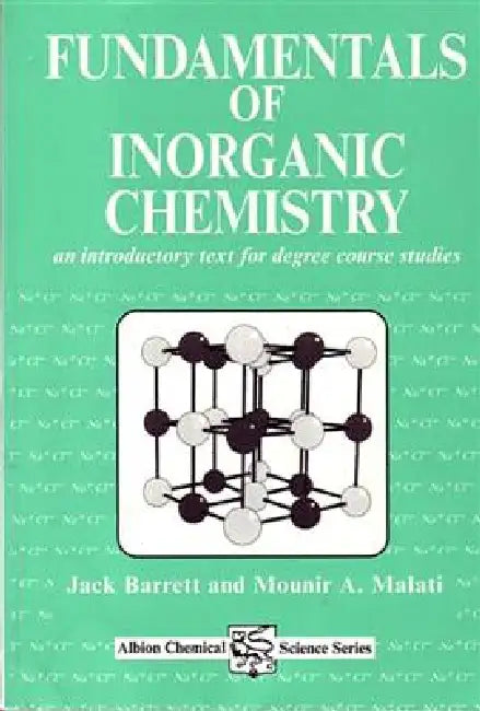 Buy Fundamentals of Inorganic Chemistry (English, J. Barrett | M. A. Malati) Online at Best Price - BookBajar