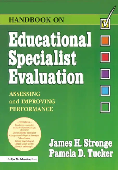Buy Handbook on Educational Specialist Evaluation [With CDROM] (English, James Stronge | Pamela Tucker) Online at Best Price - BookBajar