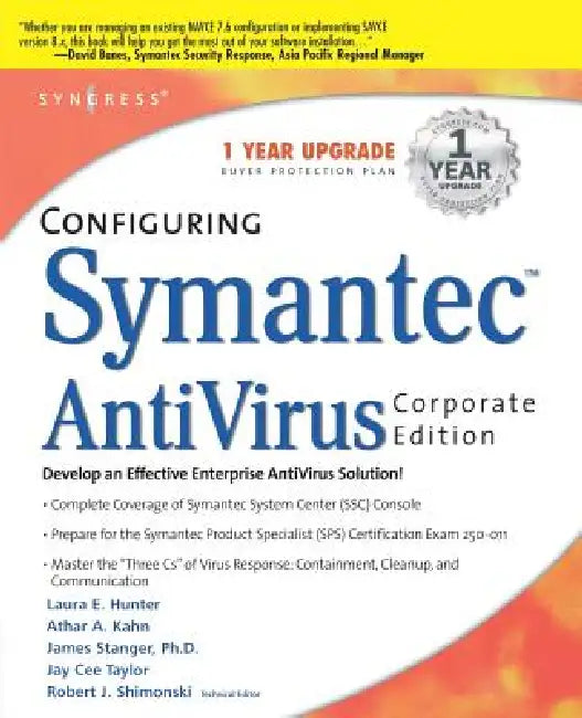 Buy Configuring Symantec AntiVirus (English, Syngress) Online at Best Price - BookBajar