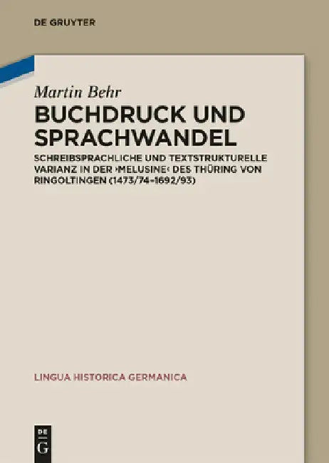 Buy Buchdruck und Sprachwandel (English, Martin Behr) Online at Best Price - BookBajar
