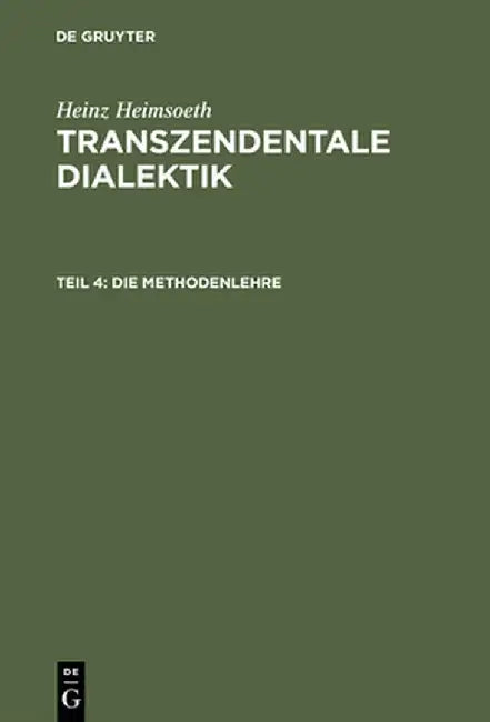 Buy Die Methodenlehre (English, Heinz Heimsoeth) Online at Best Price - BookBajar