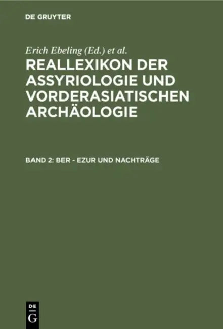 Buy Ber - Ezur Und Nachtrage (English, Erich Ebeling | Bruno Meissner | Ernst Weidner) Online at Best Price - BookBajar