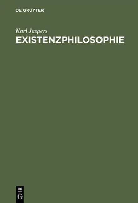 Buy Existenzphilosophie (English, Karl Jaspers) Online at Best Price - BookBajar