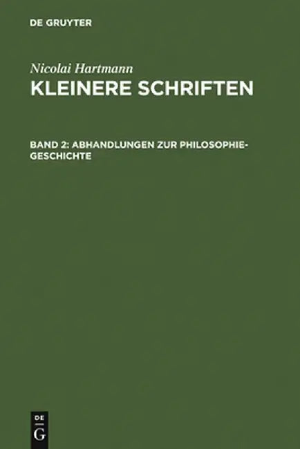 Buy Abhandlungen Zur Philosophie-Geschichte (English, Nicolai Hartmann) Online at Best Price - BookBajar