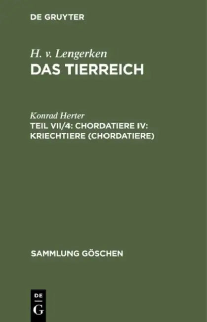 Buy Chordatiere IV (English, Konrad Herter) Online at Best Price - BookBajar