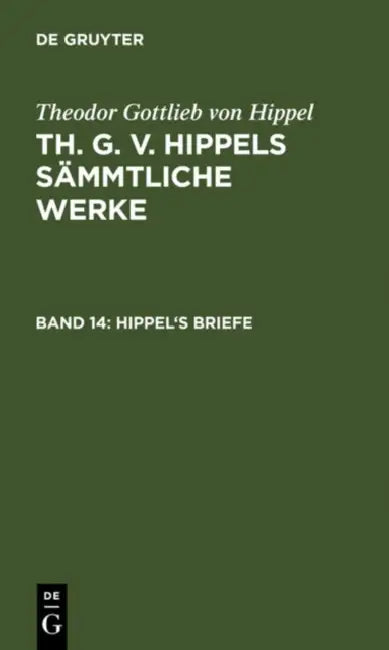 Buy Hippel's Briefe (English, Theodor Gottlieb Von Hippel) Online at Best Price - BookBajar