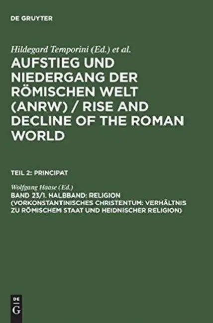 Buy Religion (Vorkonstantinisches Christentum (English, Wolfgang Haase) Online at Best Price - BookBajar