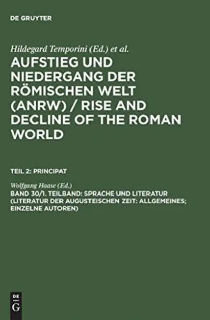 Buy Sprache Und Literatur (Literatur Der Augusteischen Zeit (English, Wolfgang Haase) Online at Best Price - BookBajar