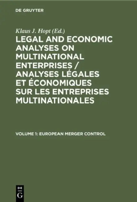 Buy Legal and Economic Analyses on Multinational Enterprises. (English, Hopt) Online at Best Price - BookBajar