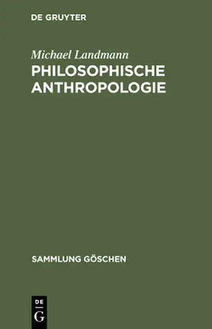 Buy Philosophische Anthropologie (English, Michael Landmann) Online at Best Price - BookBajar