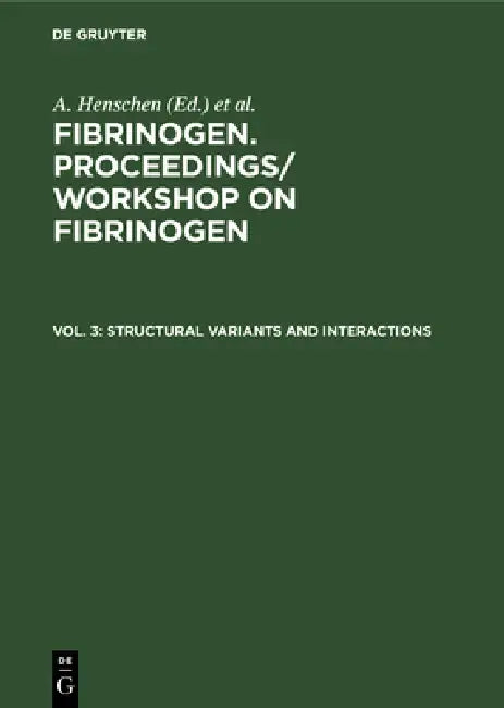 Buy Structural variants and interactions (English, Max-Planck-Institut Für Biochemie | A. Henschen | B. Henssel) Online at Best Price - BookBajar