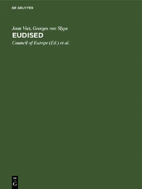 Buy Eudised (English, Jean Viet | Georges Van Slype | Council of Europe) Online at Best Price - BookBajar