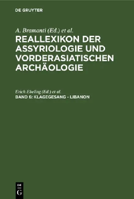 Buy Klagegesang - Libanon (English, Erich Ebeling | Bruno Meissner | Ernst Weidner) Online at Best Price - BookBajar