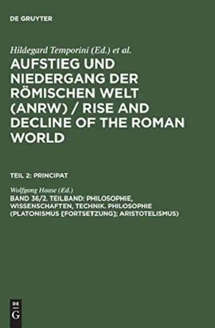 Buy Philosophie, Wissenschaften, Technik. Philosophie (Platonismus [Forts.]; Aristotelismus) (English, Wolfgang Haase) Online at Best Price - BookBajar
