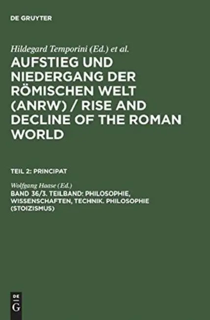 Buy Philosophie, Wissenschaften, Technik. Philosophie (Stoizismus) (English, Wolfgang Haase) Online at Best Price - BookBajar